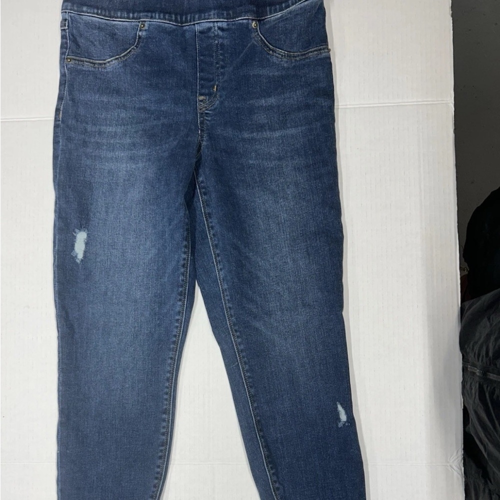 Spanx Jean-ish Ankle Leggings Size Medium Petite C1-006